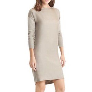 NWT Ralph Lauren twill front beige/brown tunic dress size M